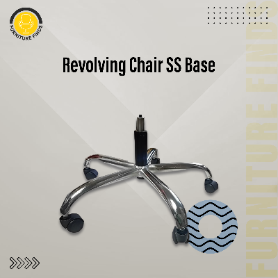 Picture of Furniture Finds Chair Steel Base,Wheel,Gas lift (Silver)