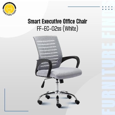 Picture of Furniture Finds FF-EC-02ss Smart Executive Chair white Colour