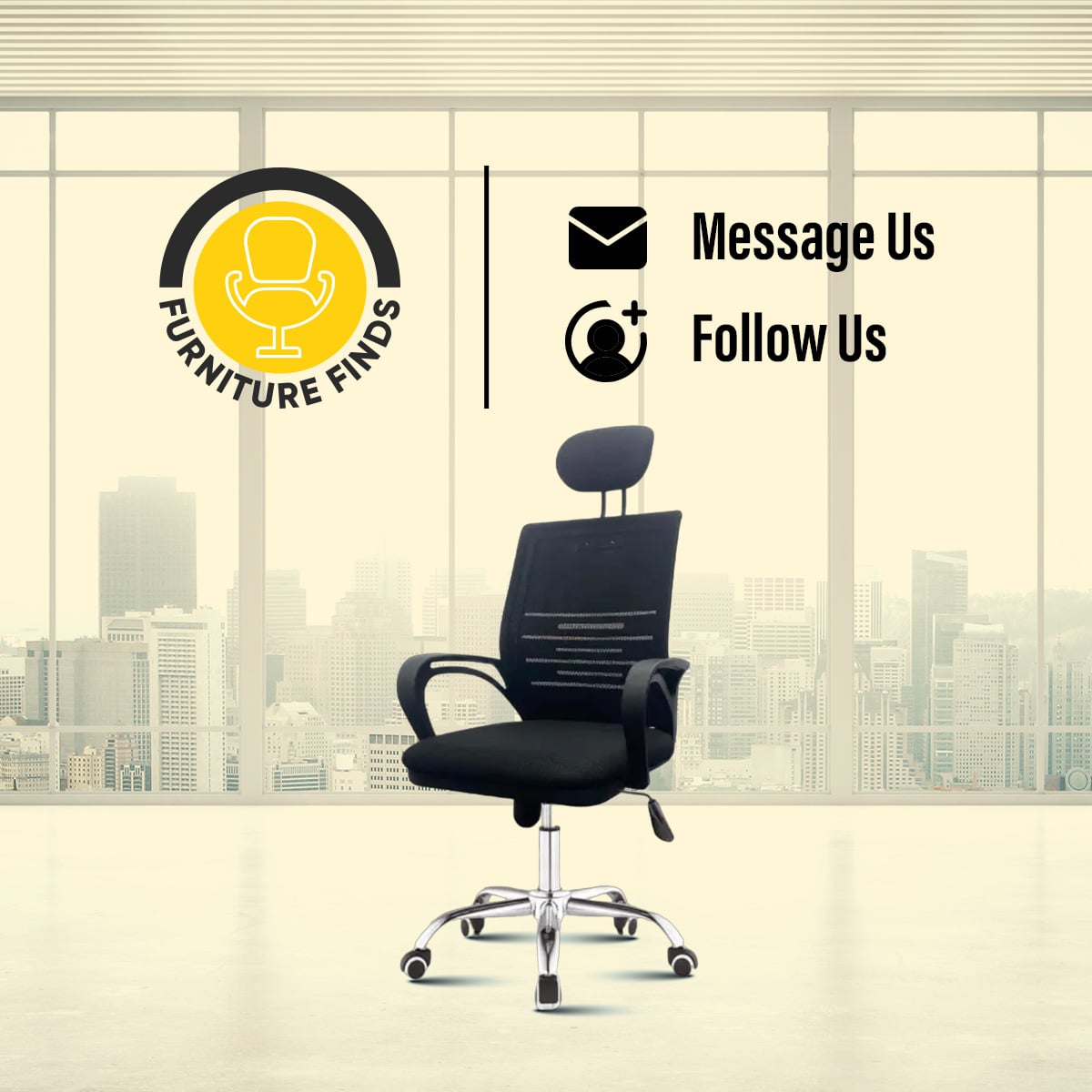 Picture of Furniture Finds FF-EC-04ss New innovative desigh high level executive chair for office to home with headrest