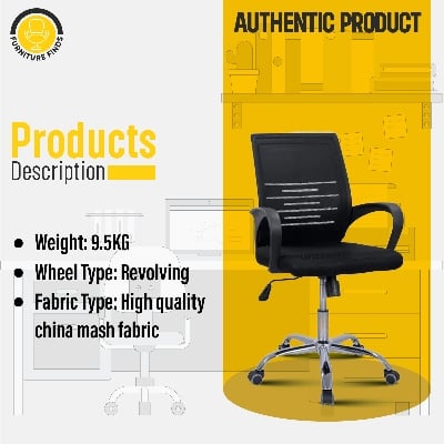 Picture of Furniture Finds FF-EC-04ss (7k Black) Smart Executive Chair