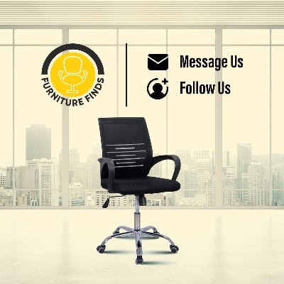 Picture of Furniture Finds FF-EC-04ss (7k Black) Smart Executive Chair