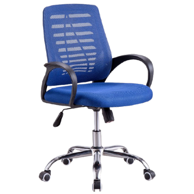 Picture of Furniture Finds FF-EC-08ss Executive Chair  ( Blue)