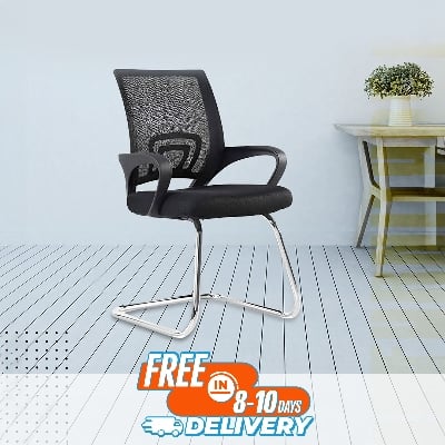 Picture of Furniture Finds Office visitor Chair FF-VC-01 Black (Chaina Mesh)
