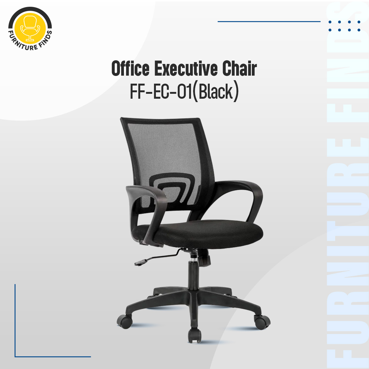 Picture of Furniture Finds Office Chair FF-Ec-01 Plastic base Smart Office Executive Chair