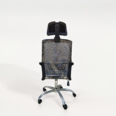 Picture of Furniture Finds Smart Office Executive Chair with Headrest FF-EC-15ss Black Colour (38 Model)
