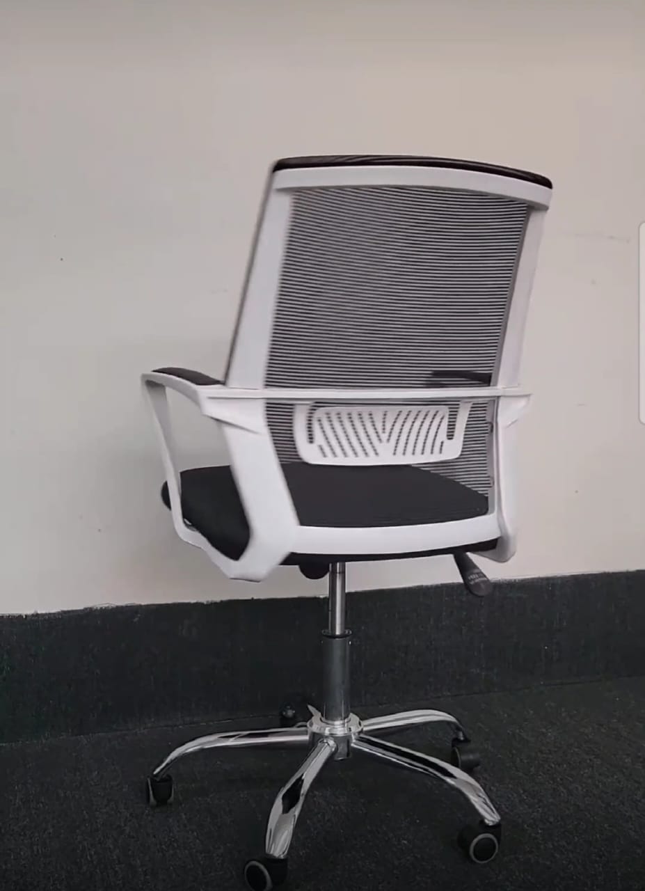 Picture of Furniture Finds Smart Executive Office Chair Black&White (38k) FF-Ec-15ss (Black)