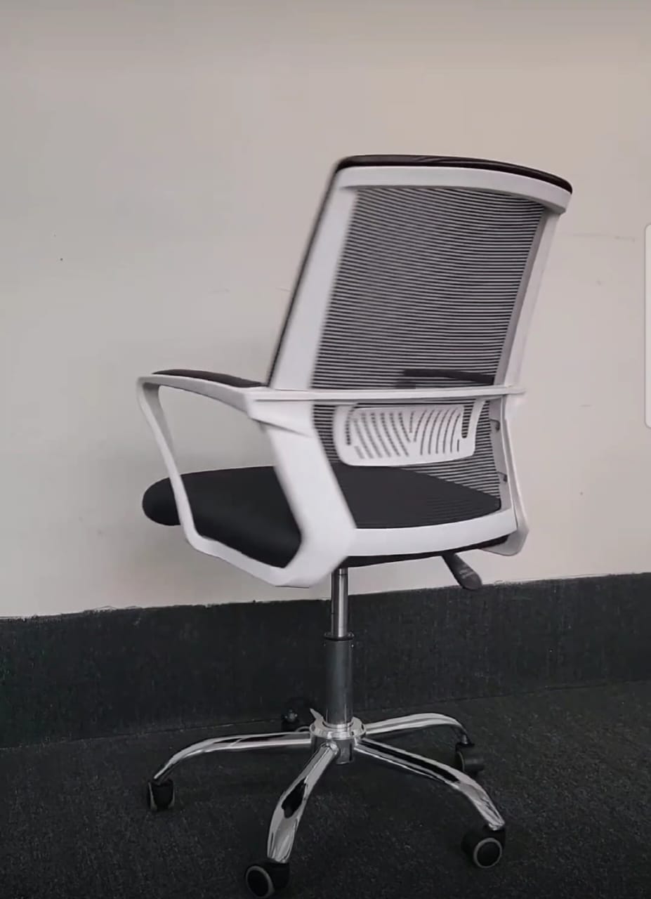 Picture of Furniture Finds Smart Executive Office Chair Black&White (38k) FF-Ec-15ss (Black)