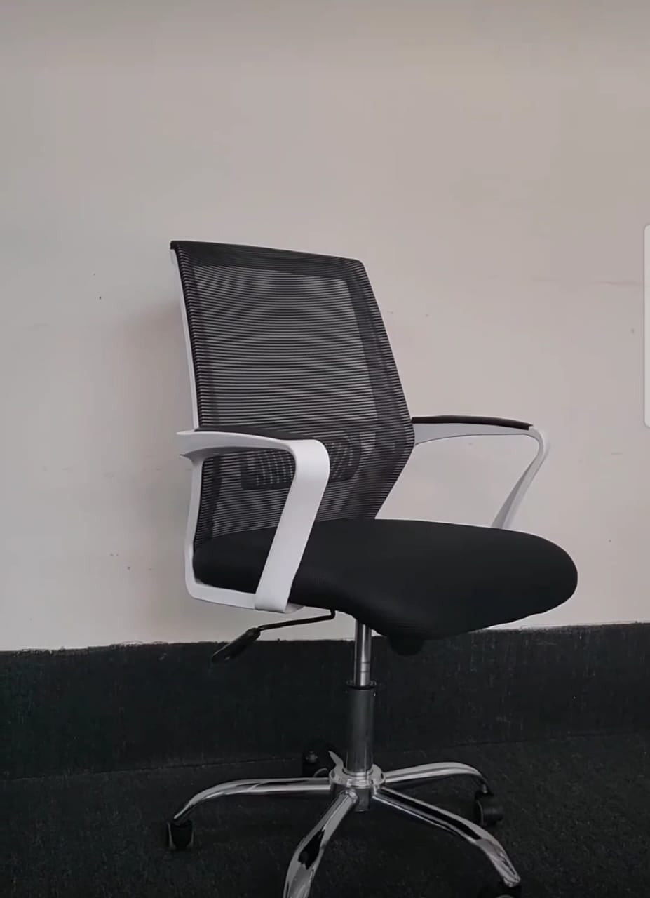 Picture of Furniture Finds Smart Executive Office Chair Black&White (38k) FF-Ec-15ss (Black)