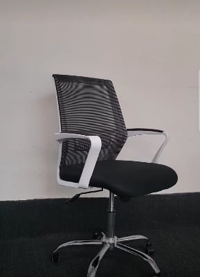 Picture of Furniture Finds Smart Executive Office Chair Black&White (38k) FF-Ec-15ss (Black)