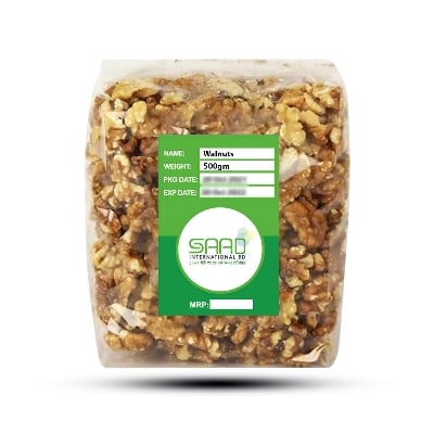 Picture of Premium Organic Walnuts Akhrut 500g - Cholesterol Free, Single Pack