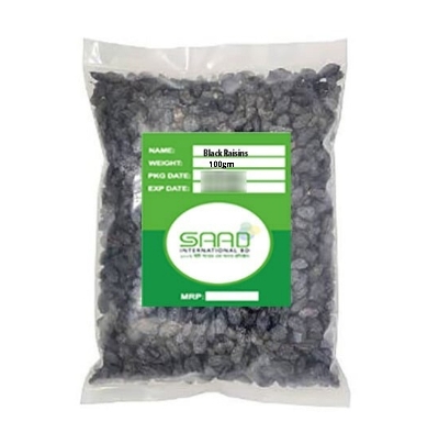 Picture of Black Raisins Dried Fruit - 100gm