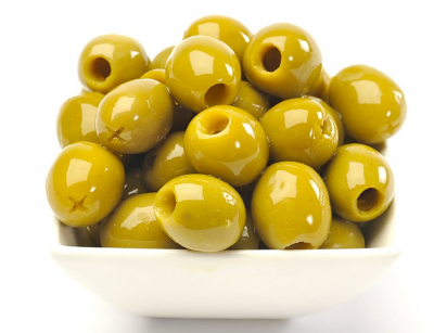Picture of Figaro Green Olives 340gm | Premium Imported Pitted Green Olive | Original Figaro Olive