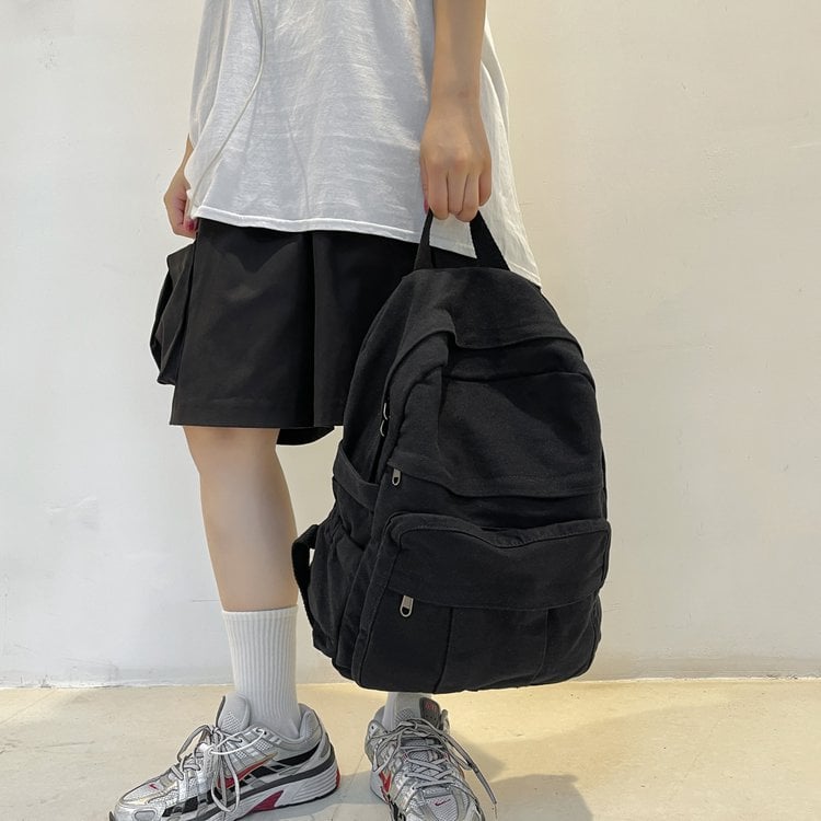 Picture of Unisex Canvas Laptop Rucksack – Stylish and Durable