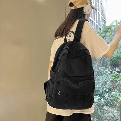 Picture of Unisex Canvas Laptop Rucksack – Stylish and Durable