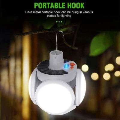 Picture of Rechargeable Outdoor Waterproof Emergency Solar Light (White)