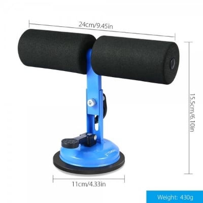 Picture of Self-Suction Sit-up Bar Assistor - Gym Workout Fitness Equipment - Blue 2 (Blue)