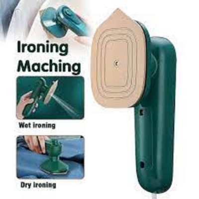 Picture of Mini Iron Professional Micro Steam Convenient Handheld Household Iron Portable Wet Dry Ironing (Green)