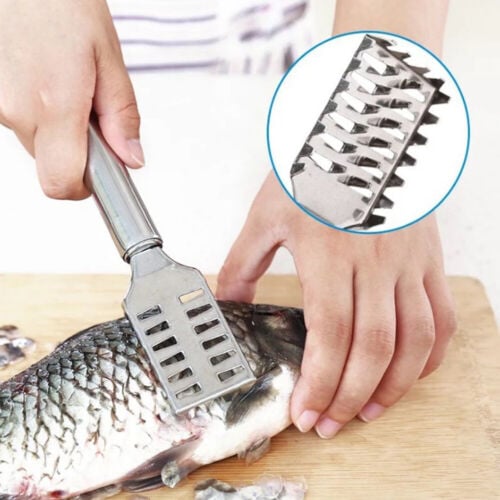 Picture of Stainless Steel Fish Scale Cleaner - Silver 