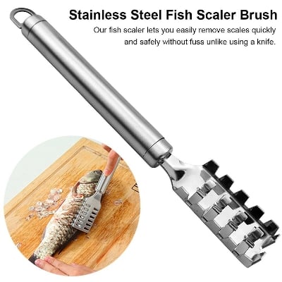 Picture of Stainless Steel Fish Scale Cleaner - Silver 