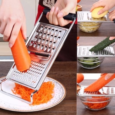 Picture of Stainless Steel Grater for vegetable cutter (Silver)