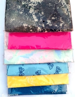 Picture of Baby Washable Waterproof Full Bed Urine Mat/Raxin for Kids - (6 Feet's X 5 Feet's) - MULTICOLOR (Multicolor)