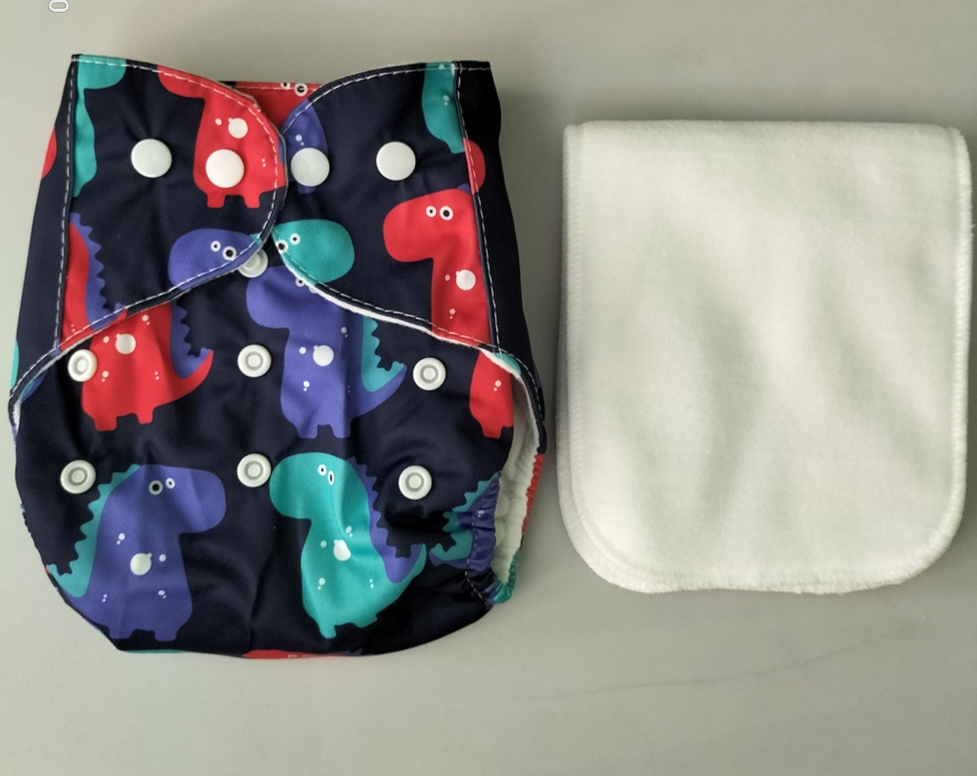 Picture of Adjustable Washable Baby CLOTH Diaper ( With 1 pad 3 LAYER ) -up to 15kg) (Multicolor,Not Specified)