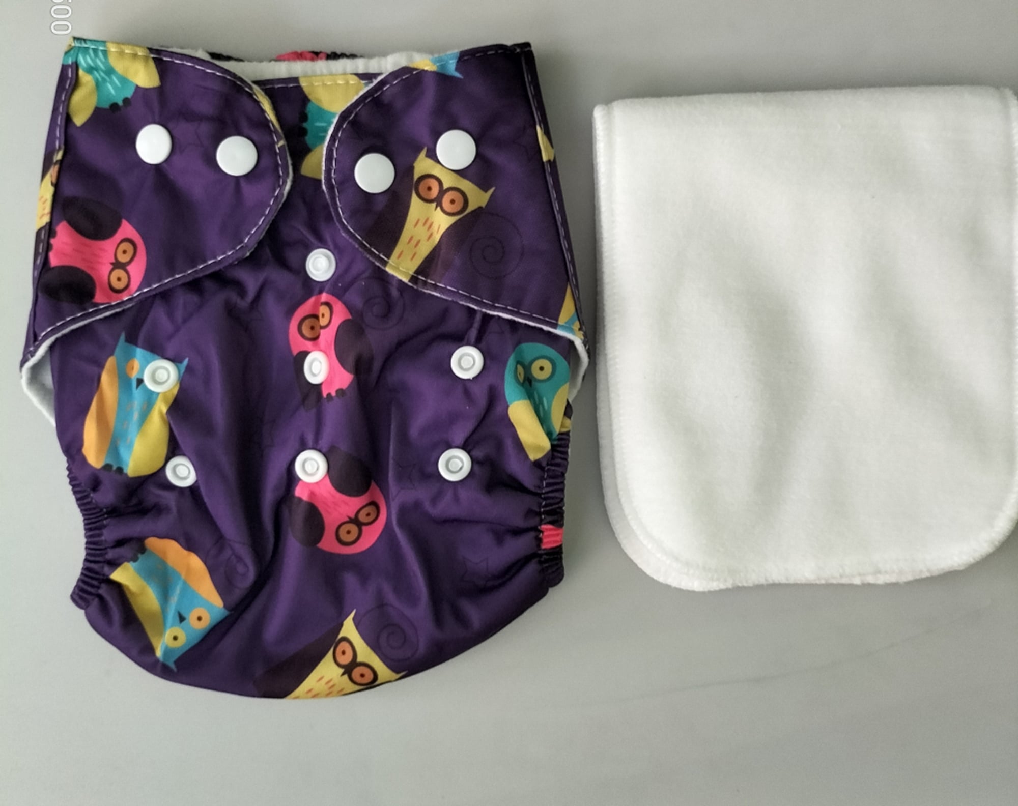 Picture of Adjustable Washable Baby CLOTH Diaper ( With 1 pad 3 LAYER ) -up to 15kg) (Multicolor,Not Specified)