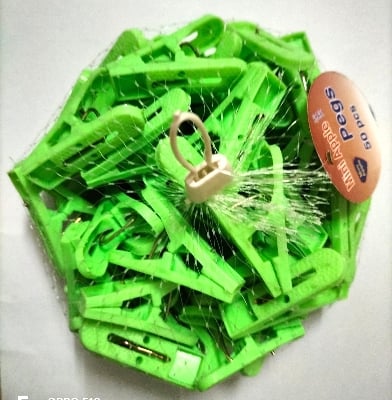 Picture of 50 pcs Best Quality colorful Clip/cloth clip Multicolor (Multicolor)