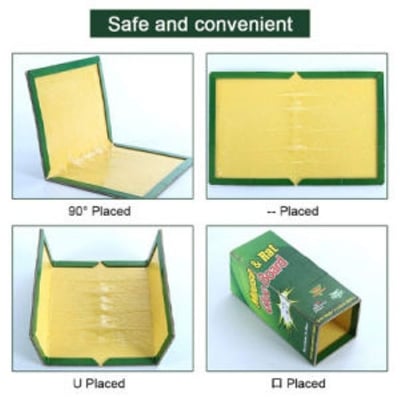 Picture of BIG SIZE 1pc Strong Mouse Sticky Board Rat Glue Snare Trap Mice Catcher Safe (Green)