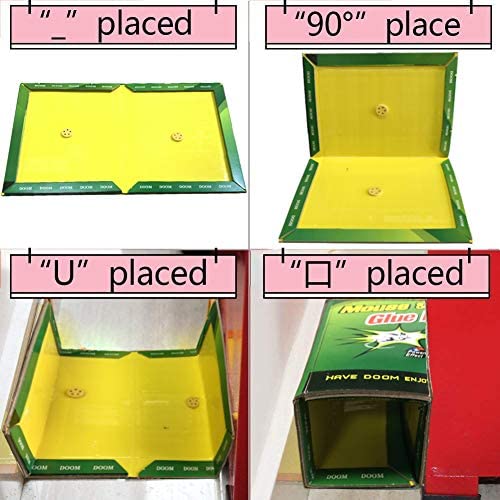 Picture of BIG SIZE 1pc Strong Mouse Sticky Board Rat Glue Snare Trap Mice Catcher Safe (Green)