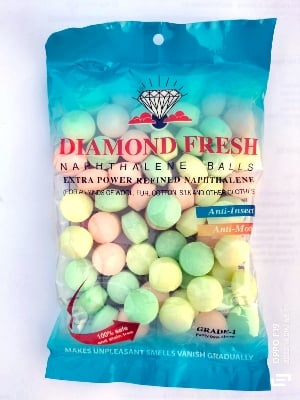 Picture of Diamond Fresh Naphthalene Ball Per Packet Of Color And Aroma 200 Grams - Washing Powder 