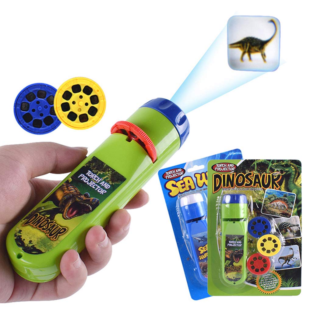 Picture of Kids Rotatable Cartoon & Animal Style LED Projector Baby Sleep Light (Multicolor)