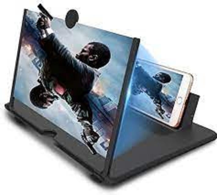 Picture of 3D Glass Magnifier Mobile Accessories Mobile Phone Screen Amplifier Foldable 3D Glass For Android Phone Screen Magnifier (Multicolor)