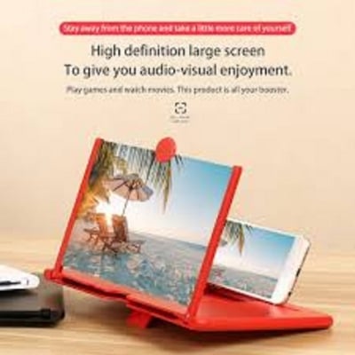 Picture of 3D Glass Magnifier Mobile Accessories Mobile Phone Screen Amplifier Foldable 3D Glass For Android Phone Screen Magnifier (Multicolor)