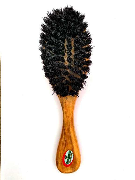 Picture of Coat Blazer Brush/ Duster for Office & Home Use, Wooden handle & Soft Black Hair Fluff (Black)