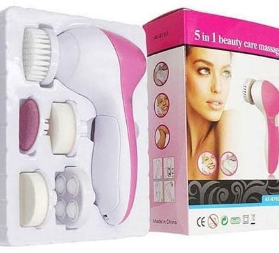 Picture of 5 In 1 Beauty Care Massager - White and Pink (Pink)