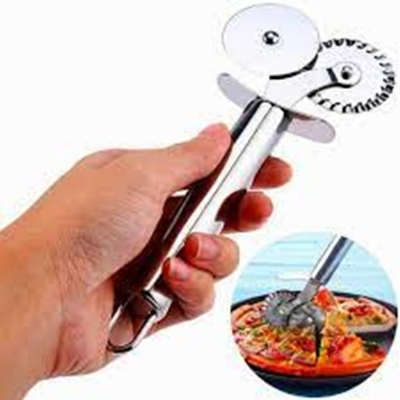 Picture of Stainless Steel Pizza Cutter (2 Roller)