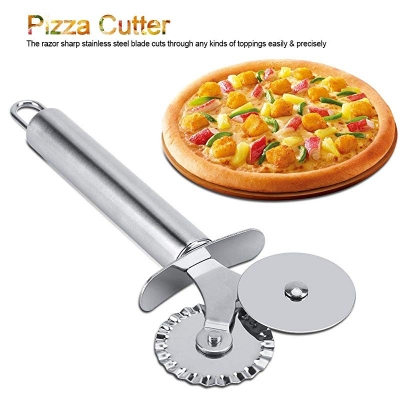 Picture of Stainless Steel Pizza Cutter (2 Roller)