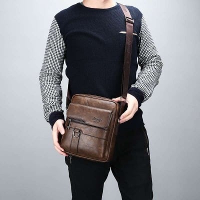 Picture of Jeep Bag Crossdody Bag - Beg For Men (Brown)