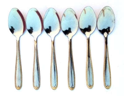 Picture of Stainless Steel Tea Spoon 6pcs (length 6 inches) (Silver Table Spoon)