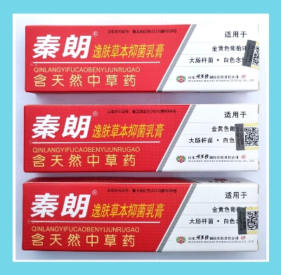 Picture of Qin Lang Yifu Herbal Anti Itching Antibacterial Antifungal Eczema Cream For Body and Skin No Side Effect (3 Pic)