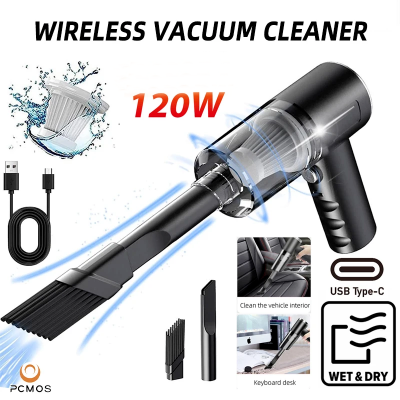 Picture of Wireless Car Vacuum Cleaner 6000Pa Cordless Handheld Auto Vacuum High-power Vacuum Cleaner For Home Office Car 