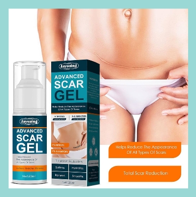 Picture of 50ml Scar Removal Gel - Effective Stretch Mark, Acnes Spots, Burns and Surgical Scars Treatment Cream - Retinol, Allantoin,Vitamin E - Post Surgery Skin Repair Supplies No Side Effects 