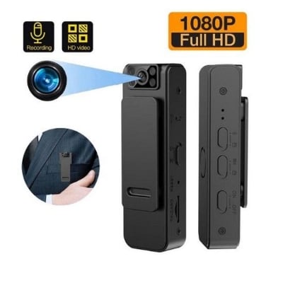 Picture of L8 Mini Clip Body Camera HD 1080P Night Vision (Black)