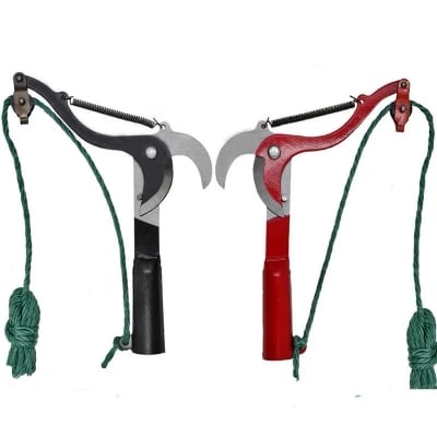 Picture of 1PC Extendable Fruit Tree Pruning Saw Cutter Garden Trimmer Tool With Rope (Red)