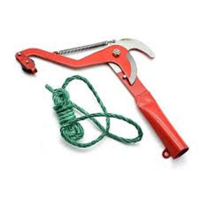 Picture of 1PC Extendable Fruit Tree Pruning Saw Cutter Garden Trimmer Tool With Rope (Red)