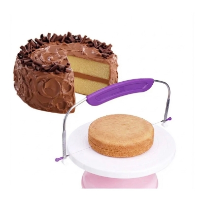 Picture of Premium cake wire cutter slicer cake layer slicing tool knife wire cutting tool cake leveler -Multicolor