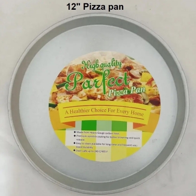 Picture of 12" Pizza Pan 1 Pieces Silver -Silver