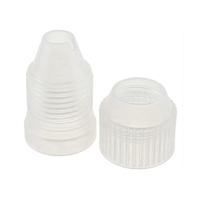 Picture of Cake decorating mouth converter decorating connector small medium large decorating bag tool squeezing flower baking tool Specifications : Large (suitable for 25mm nozzle) -White