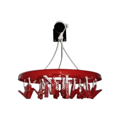 Picture of Buy 1 Get 1 Free Clip 24 clip of round hanger cloth -Red